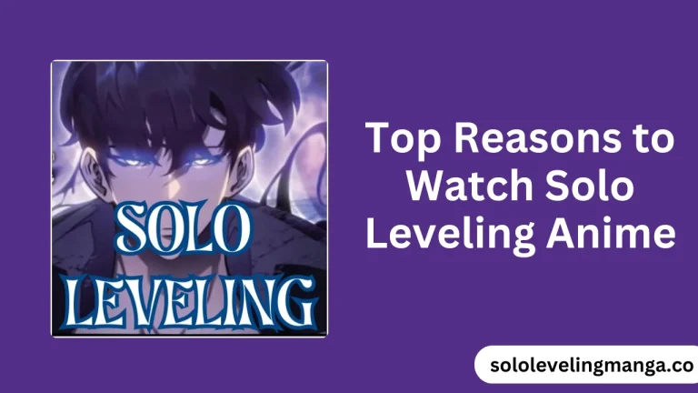 Top Reasons to Watch Solo Leveling Anime